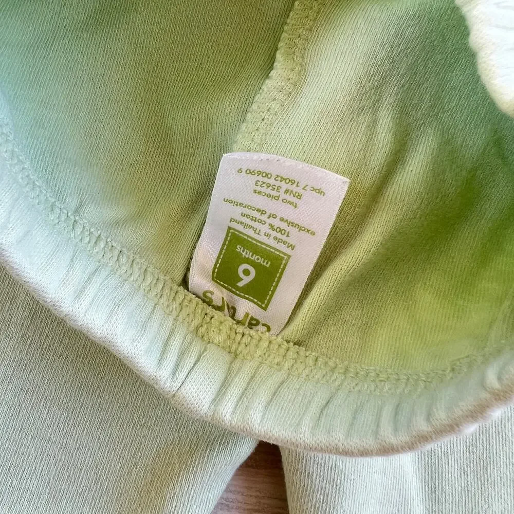 Carter's Baby Boys Size 6 Months Light Green Pants